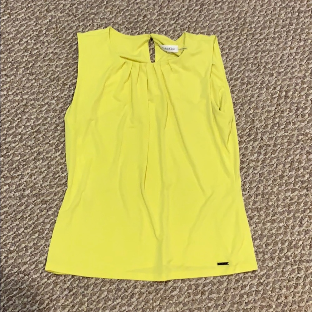 Yellow Tank Top Blouse